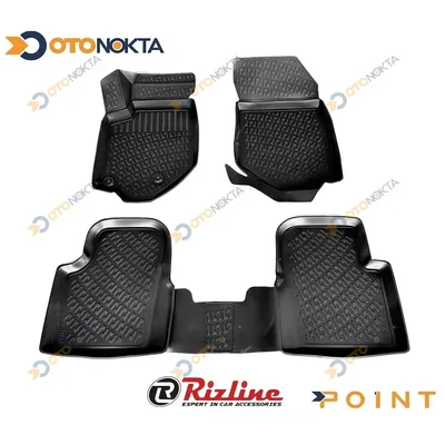 Paspas 3D Havuzlu Mitsubishi L200 2005-2019 Siyah
