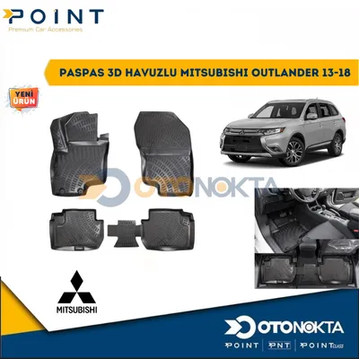 Paspas 3D Havuzlu Mitsubishi Outlander 13-18