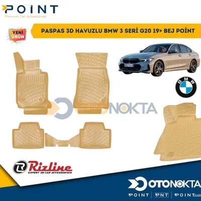 Paspas 3D Havuzlu BMW 3 Seri G20 19+ Bej