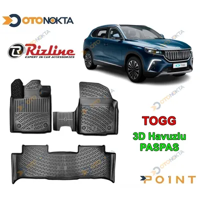 Paspas 3D Havuzlu Togg T10X 2023+ Siyah