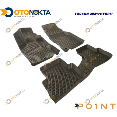 Paspas 3D Havuzlu Hyundai Tucson 2021+ Hybrit Siyah