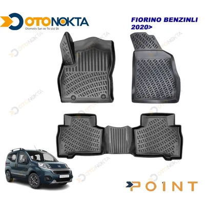Paspas 3D Havuzlu Fiat Fiorino Benzinli 2020+ Siyah