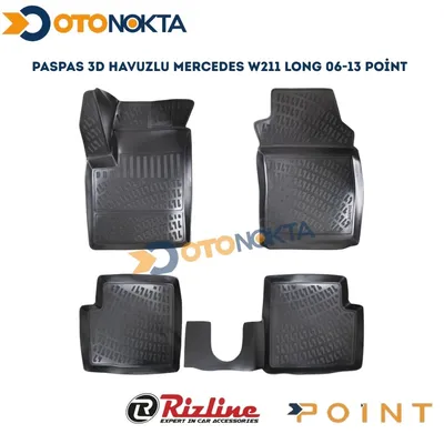 Paspas 3D Havuzlu Mercedes W211 Long 06-13