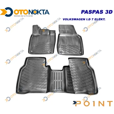 Paspas 3D Havuzlu Siyah Volkswagen İ.d 7 Elekt. 21