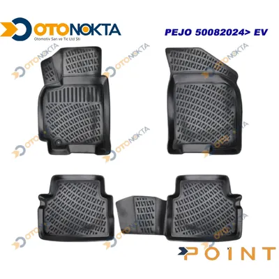 Paspas 3D Havuzlu Siyah Peugeot 5008 2024+ Ev