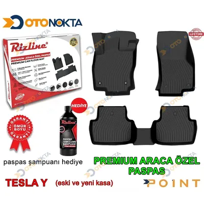 Paspas Havuzlu Premium Tesla Y Model 2020-2024 Siy