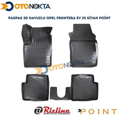 Paspas 3D Havuzlu Opel Frontera Ev 25 Siyah