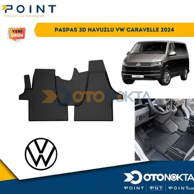 Paspas 3D Havuzlu VW Caravelle 2024