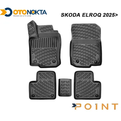 Paspas 3D Havuzlu Skoda Elroq 2025+