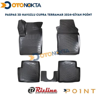 Paspas 3D Havuzlu Cupra Terramar 2024+ Siyah