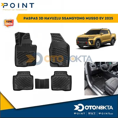 Paspas 3D Havuzlu Ssangyong Musso Ev 2025