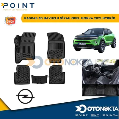 Paspas 3D Havuzlu Siyah Opel Mokka 2021 Hybrid
