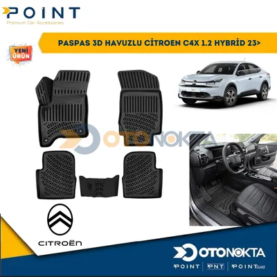Paspas 3D Havuzlu Citroen C4X 1.2 Hybrid 23+
