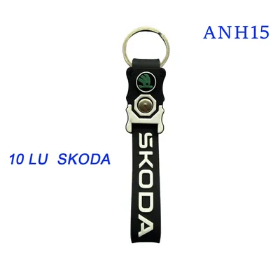 Anahtarlık Silikon 10'lu Skoda