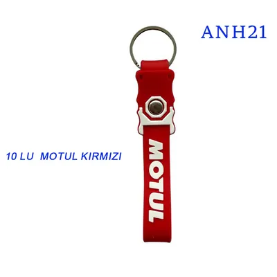 Anahtarlık Silikon 10'lu Motul Kırmızı