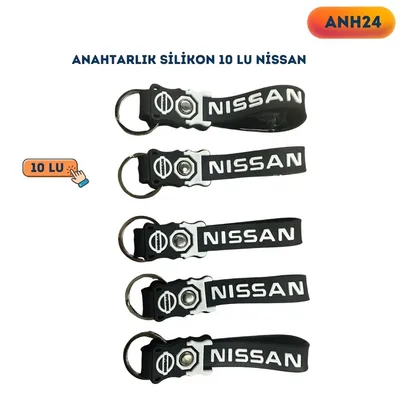Anahtarlık Silikon 10'lu Nissan
