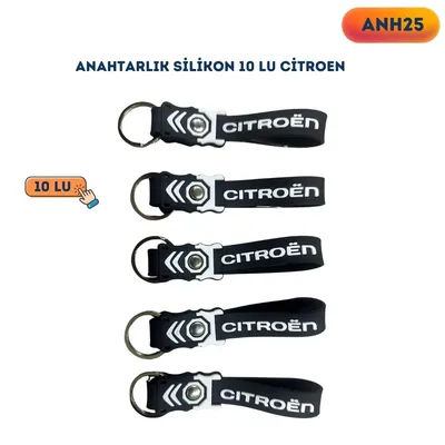 Anahtarlık Silikon 10'lu Citroen