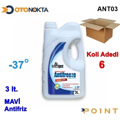 Antifiriz 3 lt -37 Derece Mavi