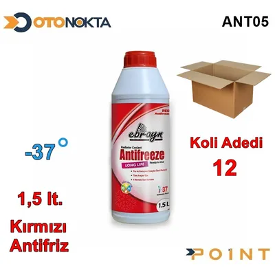 Antifiriz 1.5 lt -37 Derece Kırmızı