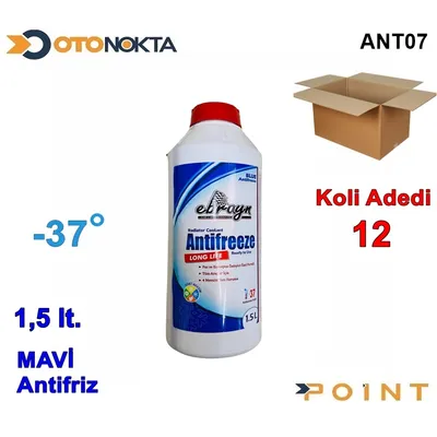 Antifiriz 1,5 lt -37 Derece Mavi