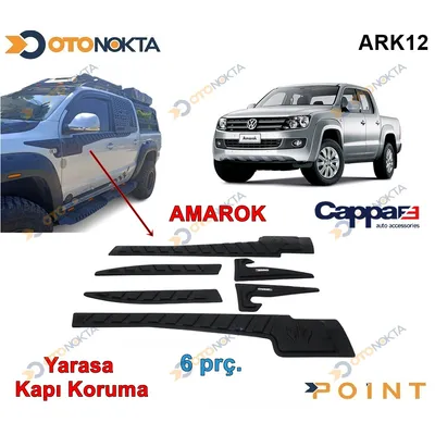 VW Amarok 2010-2020 Yarasa Kapı Koruma 6 Prç.