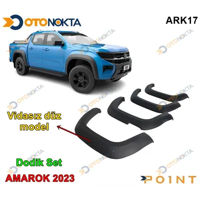 VW Amarok 2023+ Dodic Set Düz Siyah 4 Prç