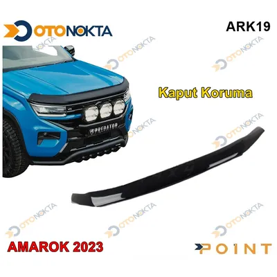 VW Amarok 2023+ Ön Kaput Rüzgarlığı Siyah