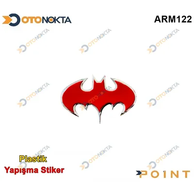 Arma Sticker Batman 1 Kırmızı