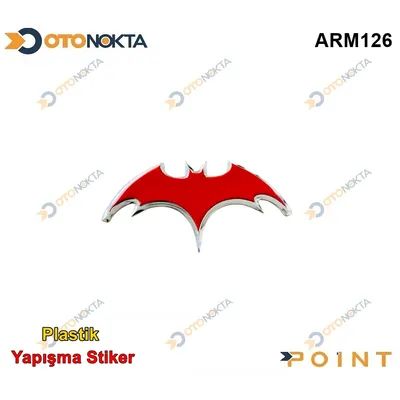 Arma Sticker Batman 3 Kırmızı