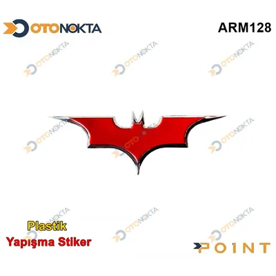Arma Sticker Batman 4 Kırmızı