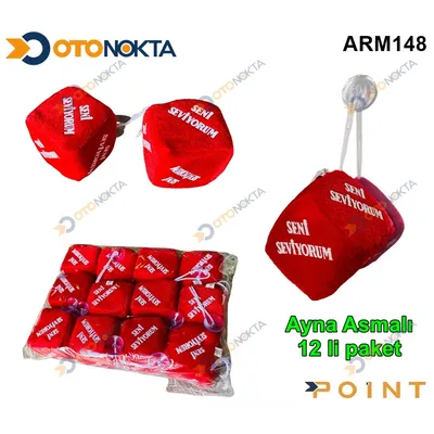 Ayna Asmalı Zar Seni Seviyorum (paket12lik)