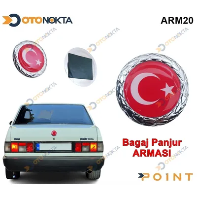 Arma Yapışma Çelenk Türk Bayrak Zum