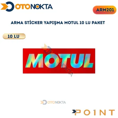 Arma Sticker Yapışma Motul 10'lu Paket