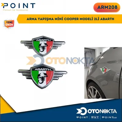 Arma Yapışma Mini Cooper Modeli 2'li Abarth