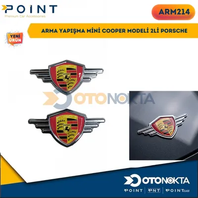 Arma Yapışma Mini Cooper Modeli 2'li Porsche