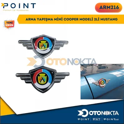 Arma Yapışma Mini Cooper Modeli 2'li Mustang