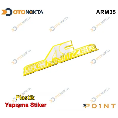 Arma Sticker Yapışma Ac Schnıtzer Sarı