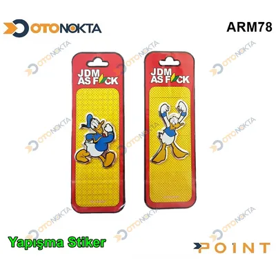 Arma Sticker Yapışma Donald Duck