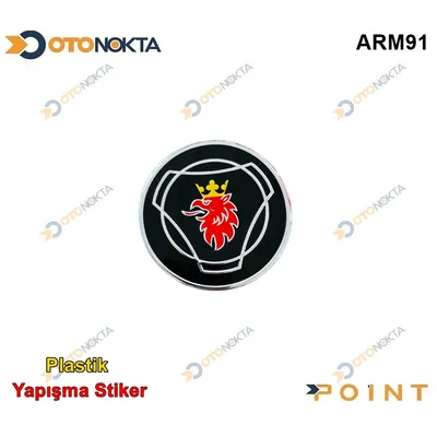 Arma Sticker Scania Siyah