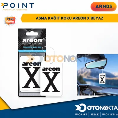 Asma Kağıt Koku Areon X Beyaz Renk