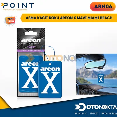 Asma Kağıt Koku Areon X Mavi Renk