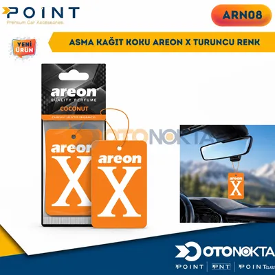 Asma Kağıt Koku Areon X Turuncu Renk