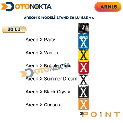 Asma Kağıt Koku X Modeli Stand 30'lu Karma