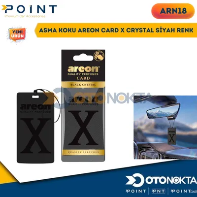 Asma Koku Areon Card X Crystal Siyah Renk