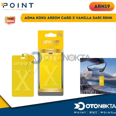 Asma Koku Areon Card X Vanılla Sarı Renk