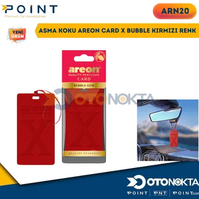 Asma Koku Areon Card X Bubble Kırmızı Renk