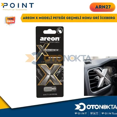 Areon X Modeli Peteğe Geçmeli Koku Gri İceberg