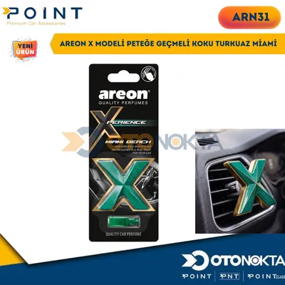 Areon X Modeli Peteğe Geçmeli Koku Turkuaz Miami