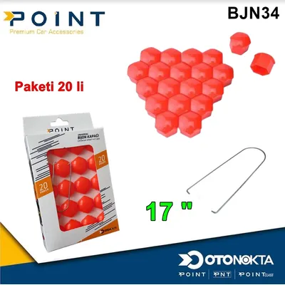 Bijon Kapak 17 " Turuncu 20'li