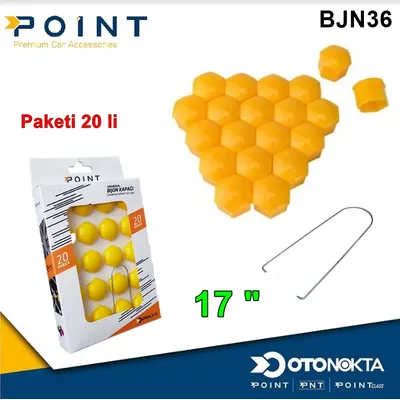 Bijon Kapak 17 " Sarı 20'li